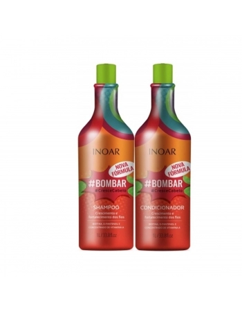 KIT INOAR SHAMPOO + CONDICIONADOR 1L BOMBAR
