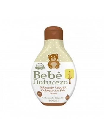 SABONETE LIQUIDO BEBE NATUREZA 400ML SUAVE