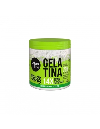 GELATINA SALON LINE 550G TO DE CACHO SUPER DEFINICAO
