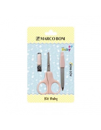 KIT BABY MARCO BONI COM LIXA CORTADOR TESOURA 6163B