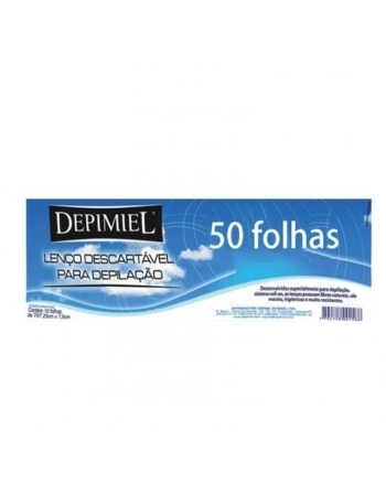 LENCO DEPILACAO DEPIMIEL 50UN