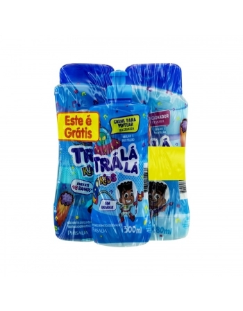 KIT SHAMPOO+CONDICIONADOR TRA LA LA NUTRIKIDS + CREME PENTEAR GRATIS