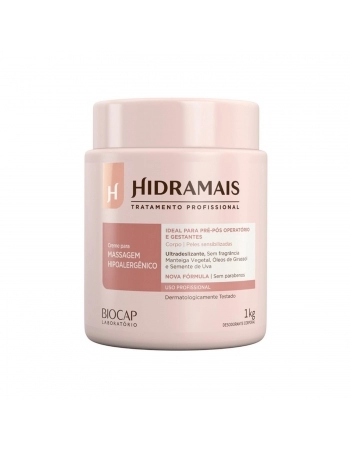 CREME MASSAGEM HIDRA 1KG GESTANTES PRE/POS OPERATORIO