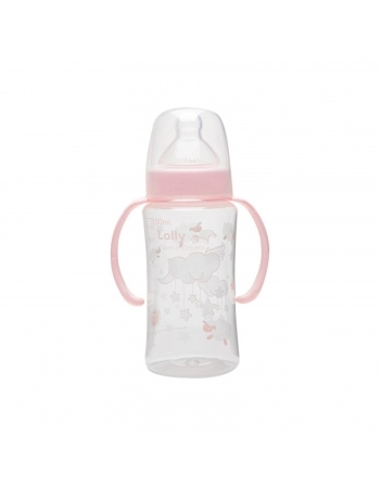 MAMADEIRA LOLLY 13068 BIG SPECIAL 350ML SILICONE OT2 ROSA