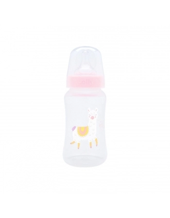 MAMADEIRA LOLLY 11065 BIG ZOO 330ML SILICONE ROSA