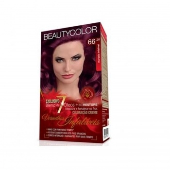 TINTA BEAUTY COLOR 66.26 VERMELHO MARSALA INFALIVEL