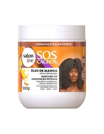 MASCARA SALON LINE 500G SOS CAHOS HIDRATAÇAO INTENSA