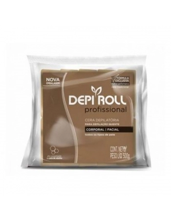 CERA QUENTE DEPI ROLL 500G TRADICIONAL EM BLOCOS