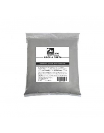ARGILA PO DERMARE 500G PRETA