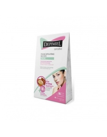 FOLHA DEPEPILAÇÃO FACIAL DEPIMIEL C/ 8 PARES SENSITIVE
