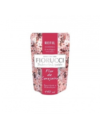 SABONETE LIQUIDO FIORUCCI 440ML REFIL FLOR DE CEREJEIRA