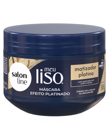 MASCARA SALON LINE 300G MEU LISO PLATINA