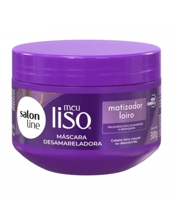 MASCARA SALON LINE 300G MEU LISO MATIZADOR
