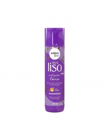 SHAMPOO SALON LINE 300ML MEU LISO MATIZADOR