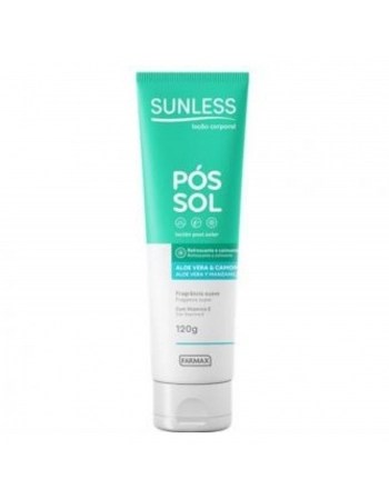 POS SOL LOCAO SUNLESS 120ML ALOE VERA/CAMOMILA