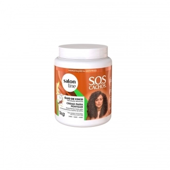 CREME PENTEAR SALON LINE 1K SOS CACHOS COCO TRATAMENTO PROFUNDO