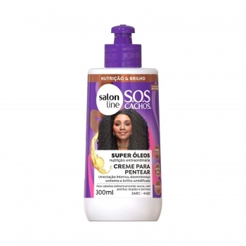 CREME PENTEAR SALON LINE 300ML SOS CACHOS OLEOS NUTRITIVO
