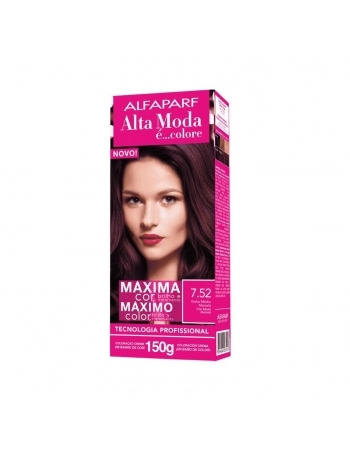 TINTURA ALTA MODA 7.52 VINHO MED MARSALA