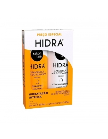 KIT SHAMPOO+CONDICIONADOR SALON LINE 300ML HIDRA ORIGINAL