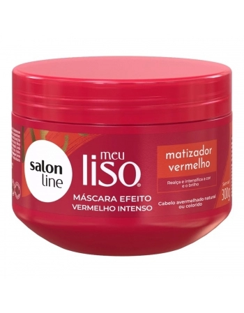 MASCARA SALON LINE 300G MEU LISO SUPER VERMELHO