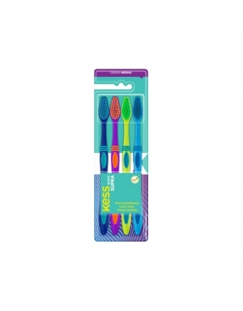 ESCOVA DENTE KESS SUPRA MEDIA C/4UN
