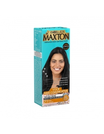 TINTURA MAXTON KIT PRAT 2.1 PRETO ESPECIAL