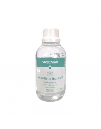 VASELINA HIDRADANTE FARMAX 100ML LIQUIDA VASEMAX
