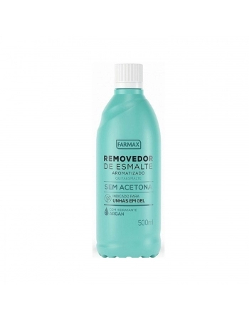 REMOVEDOR ESMALTE FARMAX 500ML S/ACETONA ARGAN