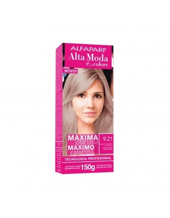 TINTURA ALTA MODA 9.21 LOURO CLARISSIMO IRISE CINZA