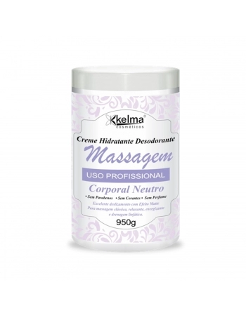CREME MASSAGEM CORPO KELMA 950G NEUTRO