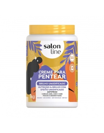 CREME DE PENTEAR SALON LINE 1K BRILHO UMIDIFICADO