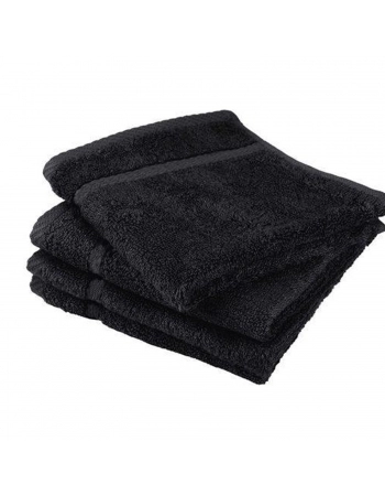 TOALHAS VERONA C/12UN ROSTO 45X70CM PRETO