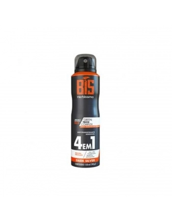DESODORANTE AEROSOL HERBISSIMO 150ML DARK SILVER