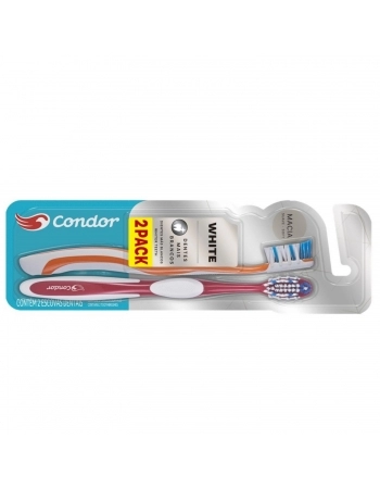 ESCOVA DENTE CONDOR WHITE L2P1 8112 0
