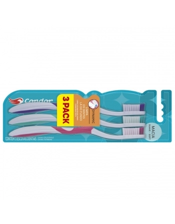 ESCOVA DENTE CONDOR DYNAMIC L3P2 8106 0