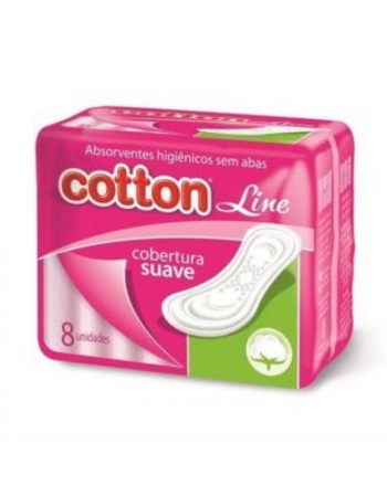ABSORVENTES COTTON S/ABAS 8UN SUAVE