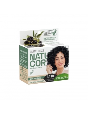 TINTURA NATUCOR I 1.110 PRETO INTENSO PROFUNDO