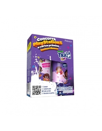 KIT SHAMPOO+CONDICIONADOR TRA LA LA 480ML CACHOS