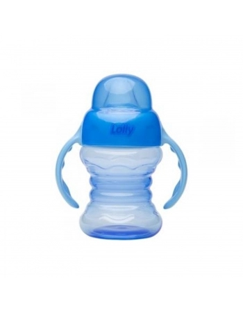 COPO LOLLY 7109 CLEAN C/ BICO DE SILICONE 150ML BL AZUL