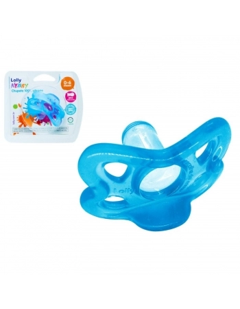 CHUPETA LOLLY 6111 SPECIAL SILICONE REDONDO T1 BLISTER AZUL
