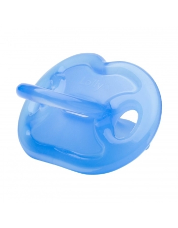 CHUPETA LOLLY 6014 ORTODONTICA SILICONE T1 BLISTER AZUL