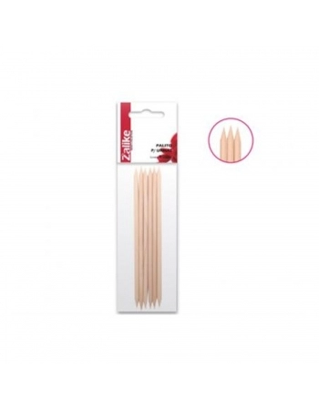 PALITO PARA UNHA ZALIKE PONTA DUPLA 6 UNIDADES 838