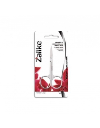 TESOURA PARA SOBRANCELHAS ZALIKE PONTA RETA 815