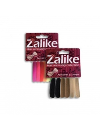 KIT ELASTICO CABELO ZALIKE SEM EMENDA COLORIDO 6UN 219C1