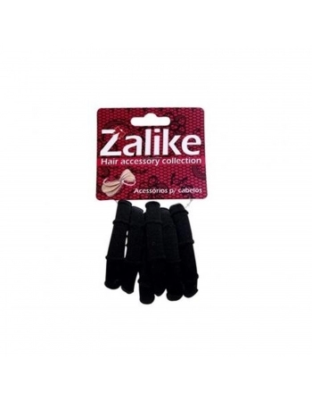 KIT ELASTICO CABELO ZALIKE SEM EMENDA PRETO 6UN 219