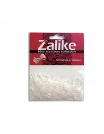 ELASTICO CABELO ZALIKE SILICONE PEQUENO TRANSPARENTE 100UN 212T