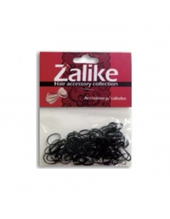 ELASTICO CABELO ZALIKE SILICONE PEQUENO PRETO 100UN 212