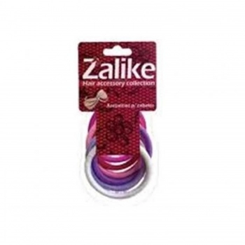 KIT ELASTICO CABELO ZALIKE COLORIDO 12UN 208C