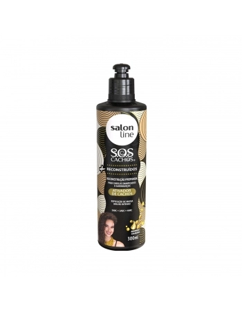 ATIVADOR CACHOS SALON LINE 300ML SOS CACHOS ARGININA RECONSTRUÇÃO