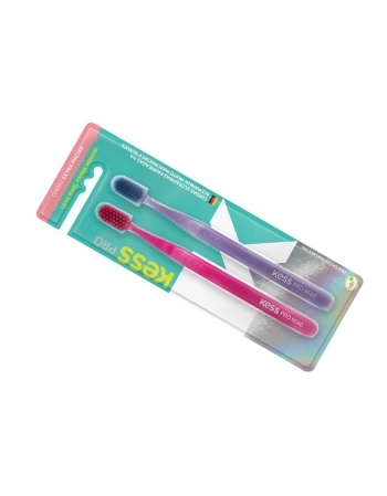 ESCOVA DENTAL KESS PRO COMBO EXTRA MACIAS COM 2 UNIDADE 2105